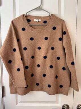 Madewell Polka Dot Sweater
